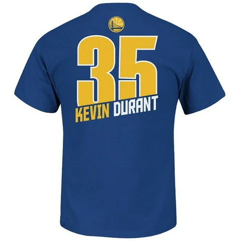 Kevin Durant #35 NBA Golden State Warriors Basketball Majestic T-Shirt Mens XLT Cover