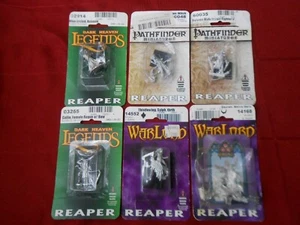 NEU Posten von sechs (6) Dark Heaven Legends Reaper Warlord Pathfinder Metallfiguren - Bild 1 von 11