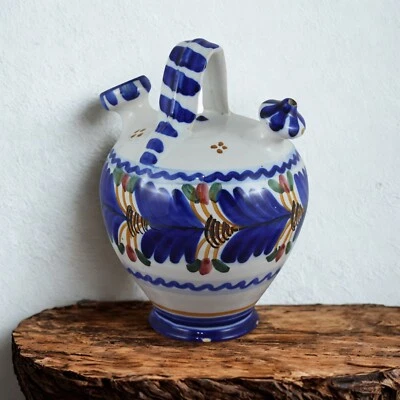 ARCHBISHOP'S BRIDGE Artesanal Vidrio Cerámica CAJA Jarra de Agua Rústica RETRO Foto 1 de 4