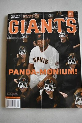 MAY 2010 SAN FRANCISCO GIANTS Official Game Program - Image 1 of 4