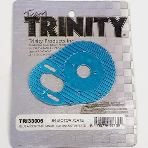 Vintage Trinity Associated B4 RC10B4 Blue Motorplate TRI33006 - Picture 1 of 4