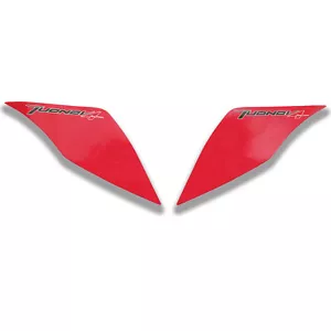Aprilia Tuono V4 1100 Unidad Asiento Gráficos Calcomanías x 2 Piezas Rojo - Imagen 1 de 2
