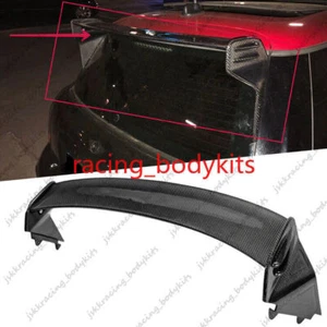 For Mini Cooper S Hatchback R56 Carbon Fiber Rear Roof Spoiler Wing Lip Bodykits - Picture 1 of 14