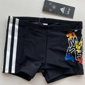 Adidas Mickey Mouse Boys Swimming Brief Age 5-6 Years Bnwt - Picture 1 of 13