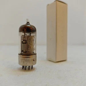 EF40 Valvo Hamburg frühe Art gravierter Metallsockel D Getter NOS, selten - Bild 1 von 4