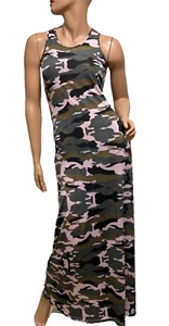 special one by rock camo maxi dress M Medium camouflage - Picture 1 of 23