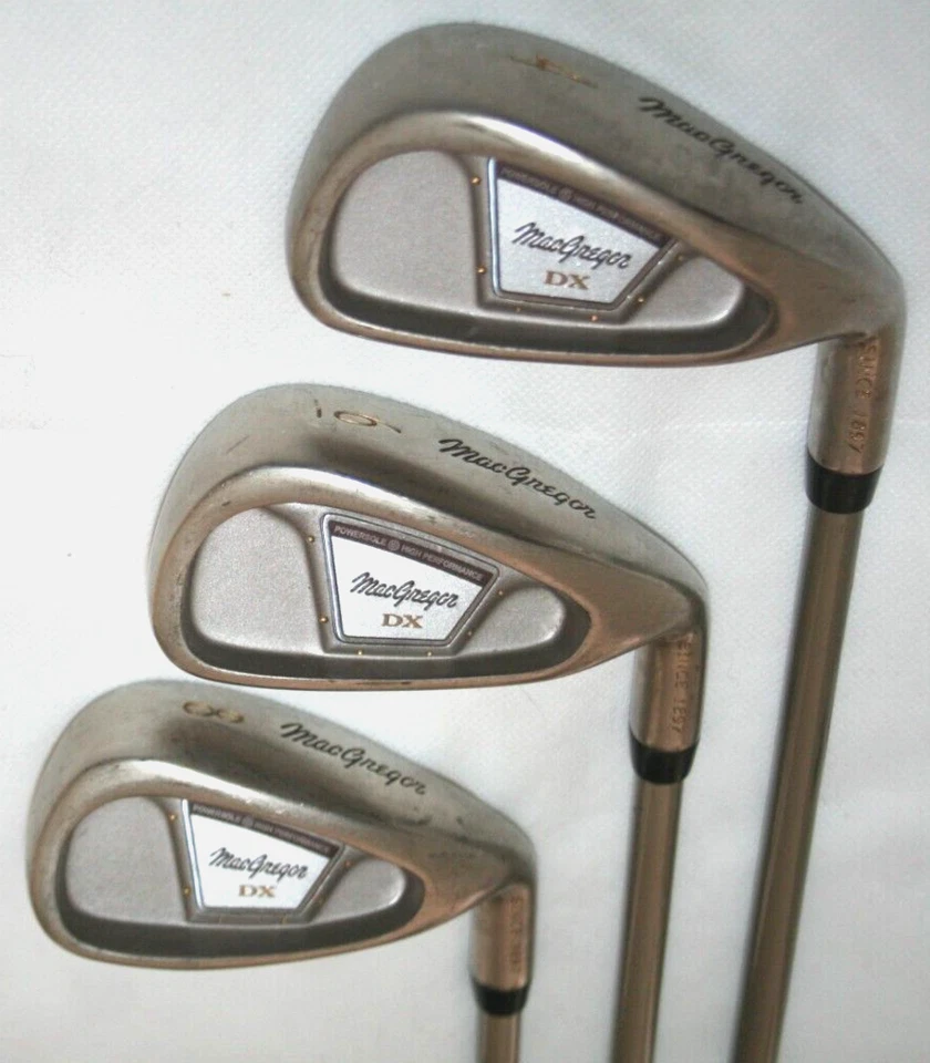 MacGregor DX ladies irons 4, 6 & 8 with ladies flex graphite shafts LADIES - Image 1 of 4