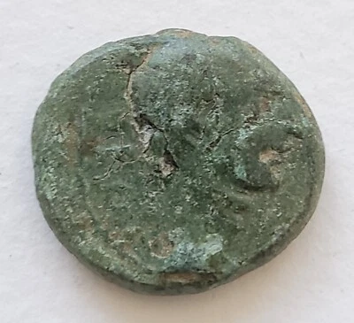 Julius Caesar Portrait Ancient Roman Coin with Certificate of Authenticity - Image 1 of 3