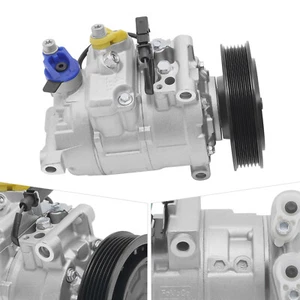 A/C AC Compressor Fit 2006 2007 2008 2009 2010 2011-2015 AUDI A5 A6 A7 Q5 S4 S5 - Picture 1 of 22