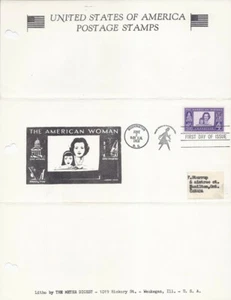 1152 4c AMERICAN WOMEN - Meter Digest L/A - Bild 1 von 1