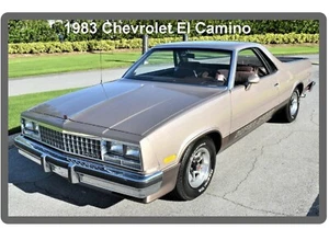 1983 Chevy El Camino Auto Refrigerator / Tool Box Magnet - Picture 1 of 1