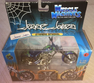 Jesse James Muscle Machines Motorcycle 1:18 Die-Cast STURGIS SPEC. #4 New In Box - Image 1 of 4