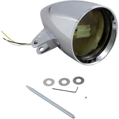 Carcasa de faro Headwinds 4 1/2" - Cromo - Concours Rocket suave | 1-4800CA Foto 1 de 2