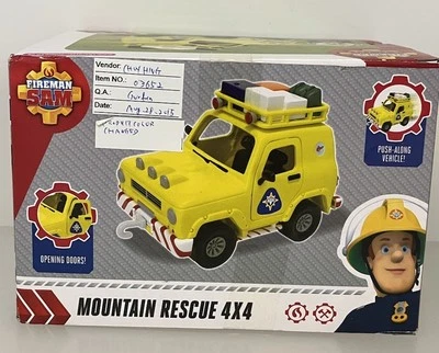 Vehículo Fireman Sam Push Along - Mountain Rescue 4 X 4 Foto 1 de 3