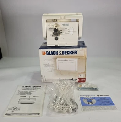 Black Decker Vintage Spacemaker EC600 diseño escondite hardware manual incluido  Foto 1 de 4
