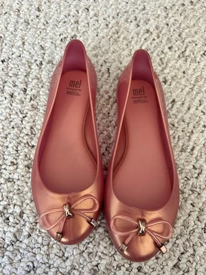 Melissa Niñas Rosa Dulce Amor Bailarina Planos Talla 2 Mini Melissa Zapatos Foto 1 de 4