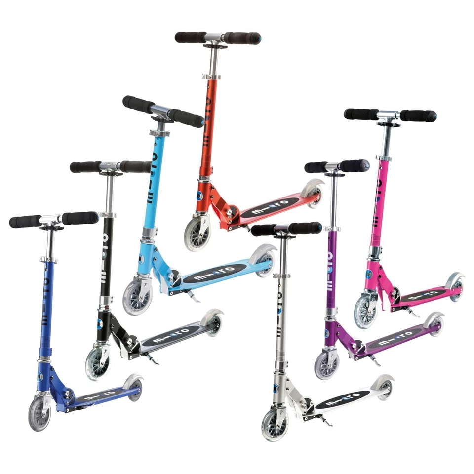 Micro Sprite Scooter Roller Kickboard Aluminium Leicht Faltbar Verstellbar 100kg - Bild 1 von 4