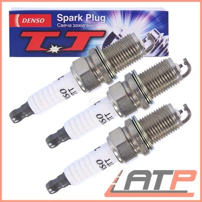 3X DENSO SPARK PLUGS TWIN TIP K20TT FOR SUZUKI GRAND VITARA MK 1 2.5 2.7 98-03 - Image 1 of 4