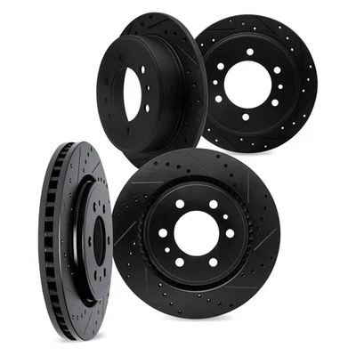 For Mercedes-Benz Sprinter 2500 10-18 Brake Rotor Set DFC Premium Drilled & - Image 1 of 2