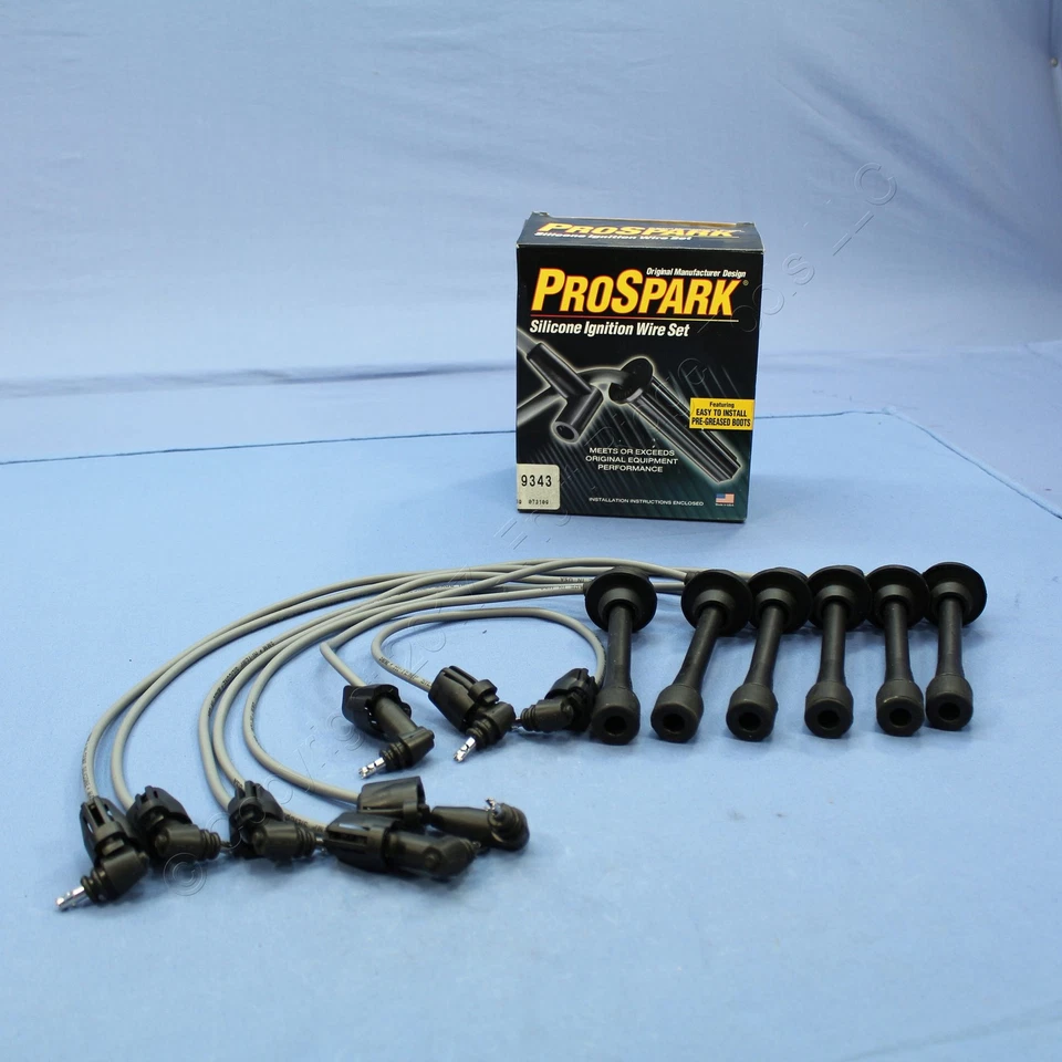 Juego de cables de encendido de bujía ProSpark 9343 para 92-93 ES300 Camry 3,0 L V6 Foto 1 de 4