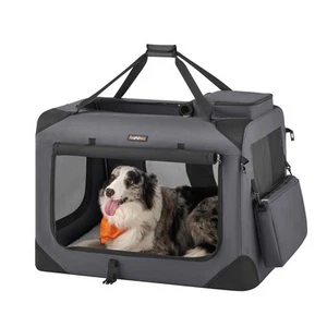 32 Inches Collapsible Soft Dog Crate, Portable Travel Dog Crate for Indoor an... - Picture 1 of 9