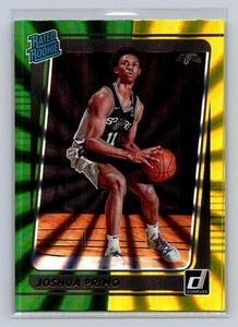 2021-22 Donruss #212 Joshua Primo Rated Rookies Signatures Green Yellow Laser - Picture 1 of 2