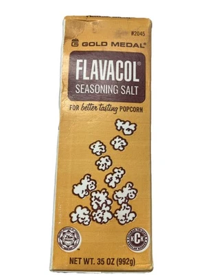 Flavacol Better Tasting Popcorn Seasoning Salt Gold Medal Products # 2045 35 oz - Image 1 of 4