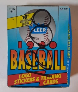 1990 Fleer Baseball Full Box 36 ungeöffnete Packungen - Bild 1 von 3