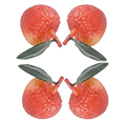  4 Pcs Frutta Artificiale Frutti Falsi Decorazioni Di Realistiche - Immagine 1 di 4