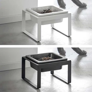 Yamazaki Futternapf Katze Hund Wassernapf Fressnapf Metall Keramik 15x10x15cm - Bild 1 von 12