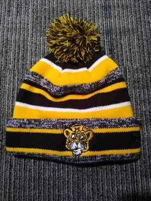 Missouri Tigers POM Beanie Truman Tiger Winter Knit Cap New Era Mizzou NCAA  - Image 1 of 4
