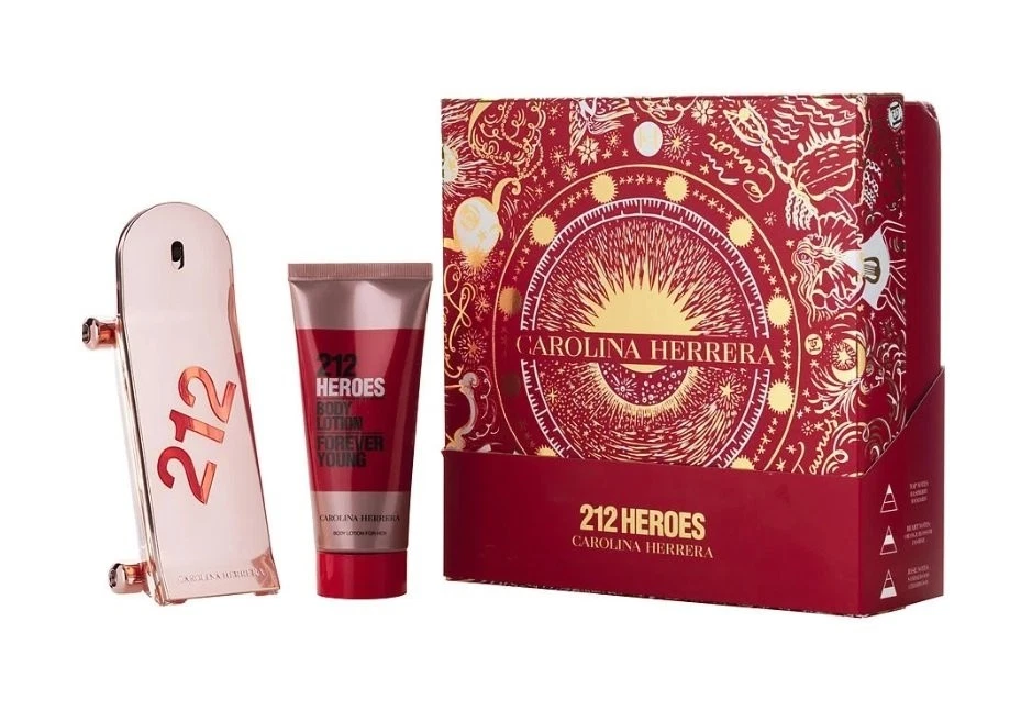 Carolina Herrera Heroes 212 2.7 oz EDP for Her Spray Perfume+ 3.4 lotion Set NIB - Image 1 of 1