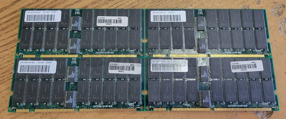 Sun 4 x 256MB X7039A EDO DIMM for Ultra 10  - Image 1 of 2
