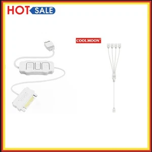 ARGB Controller 5V 3PIN to SATA Interface Extension Cable for PC Case Fan(White) - Afbeelding 1 van 9