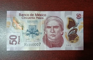 Billete $50 Pesos Morelos  2019 con cuatro  ceros  Banknote - Picture 1 of 2