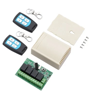 DC 6-30v 4-Channel Wireless RF Remote Control Relay Switch With 2 Receiver - Image 1 of 4