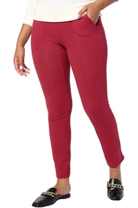 Women with Control Nina Waist Smooth & Sleek Pants Red Ash - Picture 1 of 1