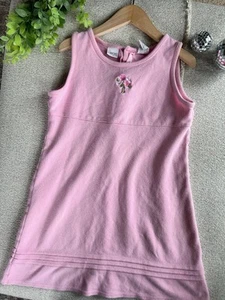 Vintage Cherokee Girls Y2k Pink Sundress 100% Cotton Size 8  - Picture 1 of 6