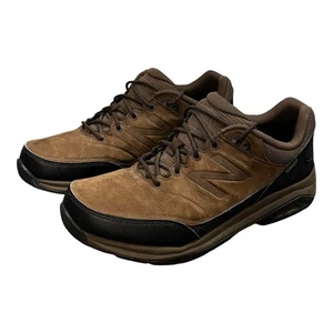 New Balance MW1300DD Mens 10 2E Brown Leather Waterproof Walking Hiking Shoes - Picture 1 of 15