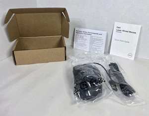 Dell Laser Wired Mouse MS3220 USB schwarz versiegelt unbenutzt - Bild 1 von 9