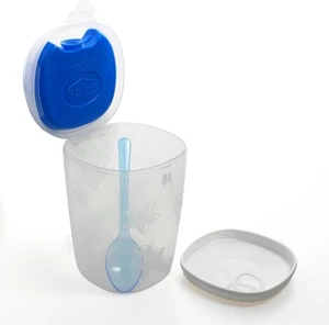 Snips Porta Yogurt | Contenitore Refrigerato Con Cucchiaino | Lunch Box,Jars - Picture 1 of 1