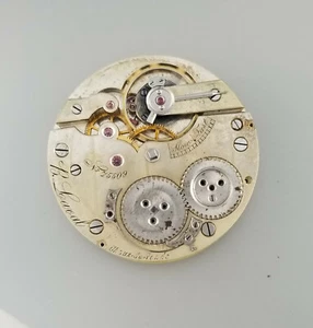 ANTIQUE HI GRADE SWISS B. LAVAL CHAUX DE FONDS POCKET WATCH MOVEMENT - PARTS - Picture 1 of 3