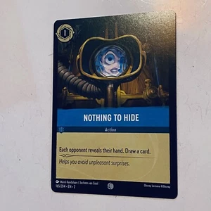 Nothing to Hide - #165 - Rise of the Floodborn - Disney Lorcana TCG - Picture 1 of 2