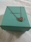 Tiffany & Co Sterling Silver Paloma Picasso Olive Leaf Heart Necklace, Pouch Etc