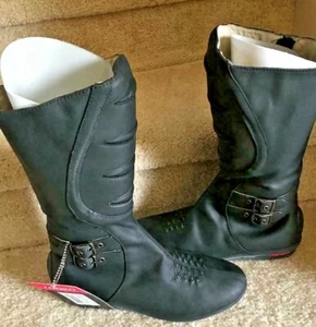 NEW IN BOX iicon Leather Riding Boots Size 9.5 Zipper Side  - Picture 1 of 10
