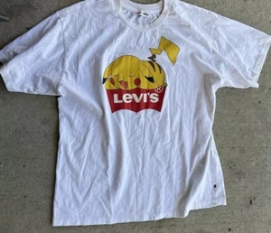 Levis x Pokemon Sleeping Pikachu 25th Anniversary Mens Size L - Picture 1 of 10