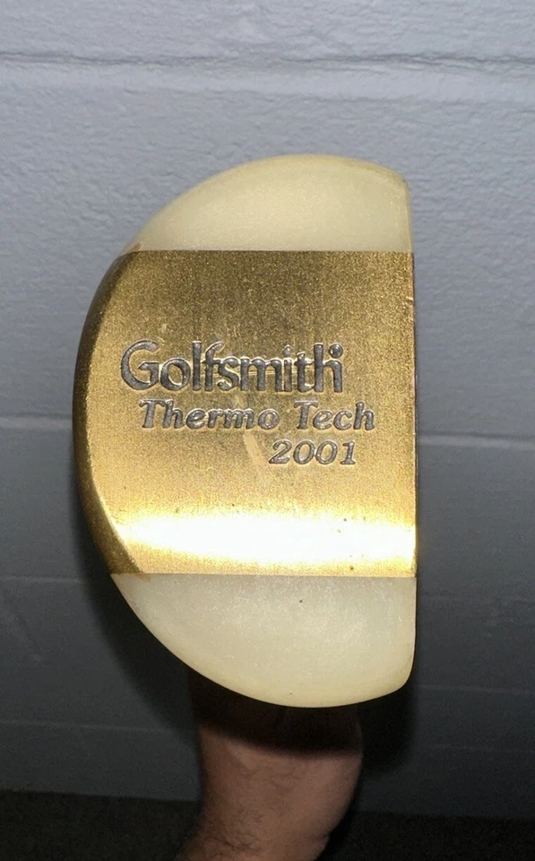 GolfSmith Thermo Tech 2001 Gold Putter Graphite Shaft RH Rare - Image 1 of 4