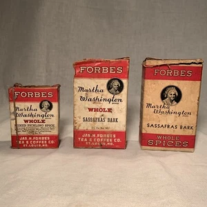 Vintage Martha Washington Spice Boxes. Lot Of 3 - Picture 1 of 7