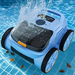 Automatic Robotic Pool Vacuum Cleaner Wall Climbing Scrubber Brush Inground Pool - Picture 1 of 9
