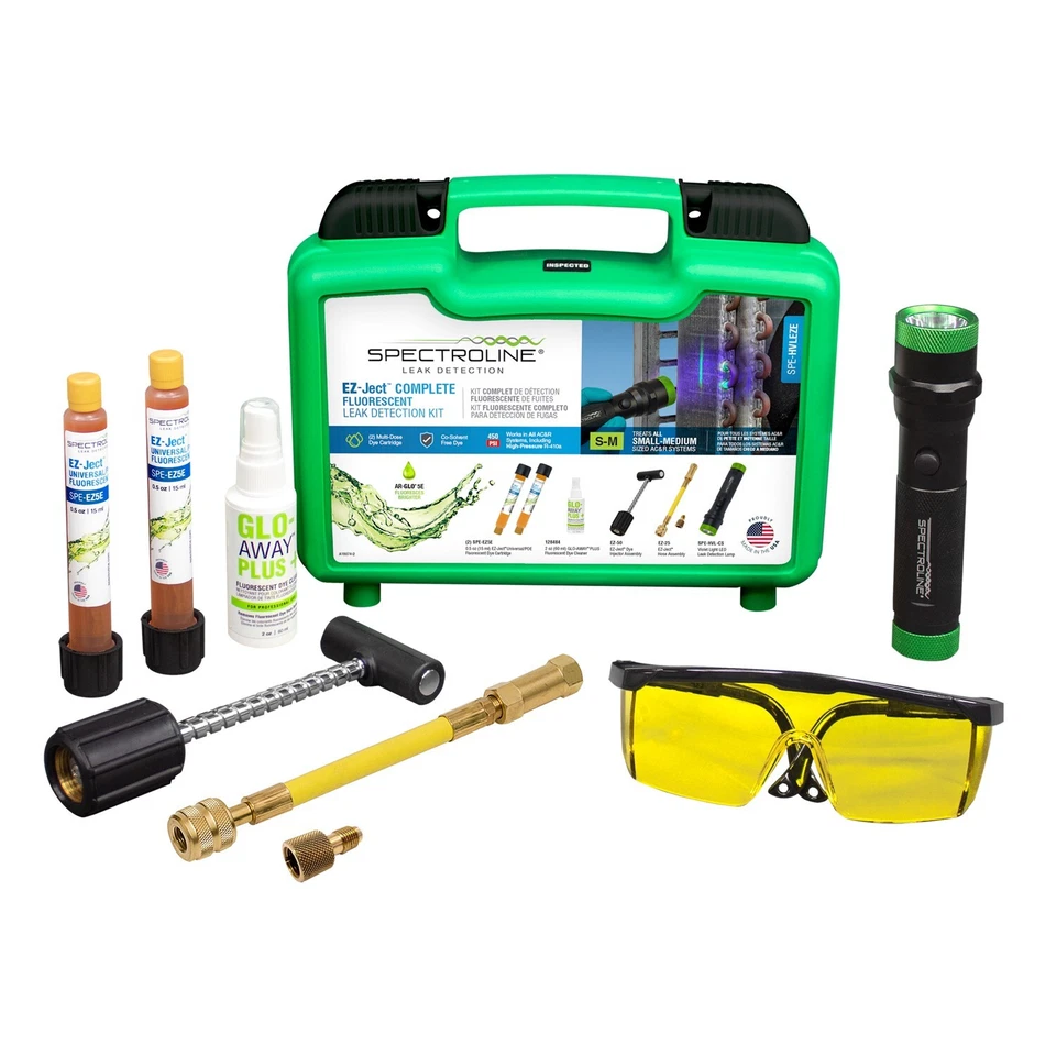Spectroline/Spectronics HVAC Freon Fluorescent Leak Detection Kit - SPE-HVLEZE - Image 1 of 1